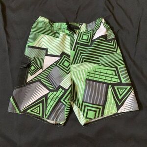 Medium Bugle Boy Swim Shorts. Liner is cut out of them.